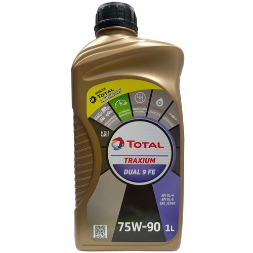 Óleo Lubrificante Sintético Total TRAXIUM DUAL 9 FE para Transmissões Mecânicas e Diferenciais - 1L