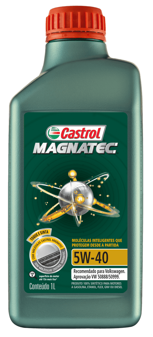 Kit 4 Óleo Sintético Castrol Magnatec 5W40 508.88 VW e 509.99 | Furlan Auto Peças