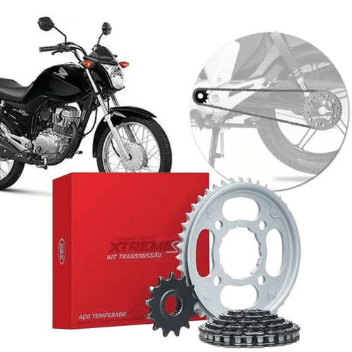 Kit Relação Transmissão Cg 150 Titan Es Ks