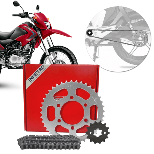 Kit Relação Transmissão Honda Nxr 150 Bros