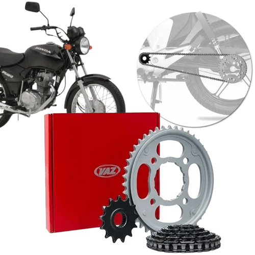 Kit Relação Transmissão Honda Cg 125 Titan Ks Es