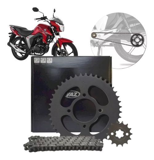 Kit Relação Transmissão Com Retentor Haojue Dk 150