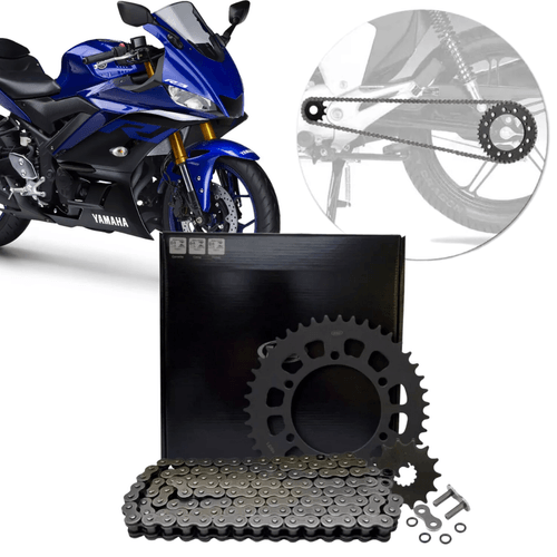 Kit Relação Mt03 321cc E R3 321 Cc Com Retentor Ano 15-20