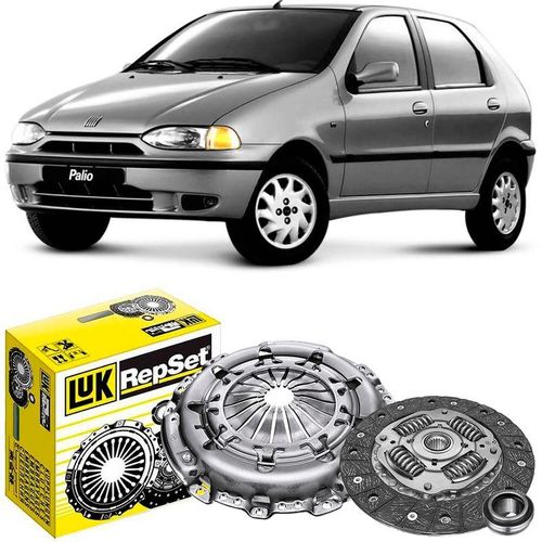 Kit Embreagem Fiat Palio Uno 1.5 1986 A 1997 Com Rolamento