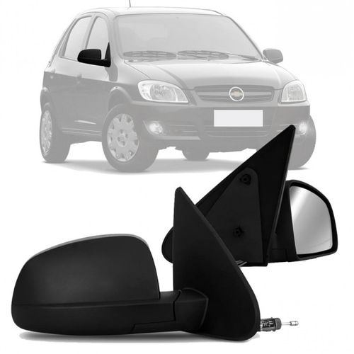 RETROVISOR CELTA 2007 A 2014 PRISMA 2007 A 2012 LADO DIREITO REGULADOR MANUAL RETROVEX