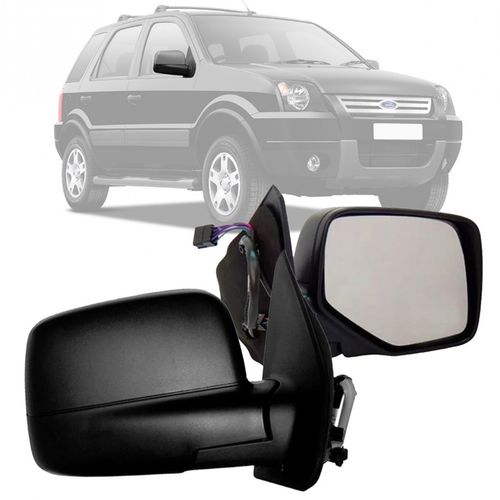RETROVISOR ECOSPORT 2003 A 2012 LADO DIREITO REGULADOR ELETRICO RETROVEX