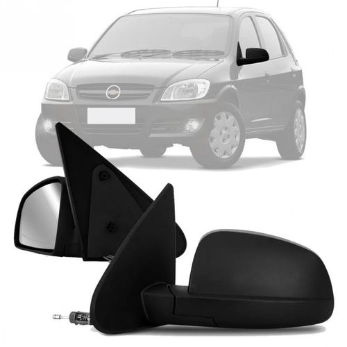RETROVISOR CELTA 2007 A 2014 PRISMA 2007 A 2012 LADO ESQUERDO REGULADOR MANUAL RETROVEX