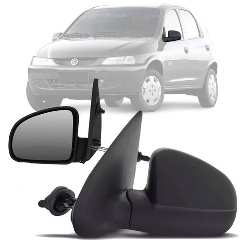 RETROVISOR CELTA 2000 A 2006 LADO ESQUERDO REGULADOR MANUAL RETROVEX