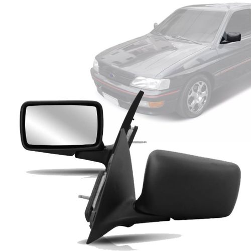 RETROVISOR ESCORT 1993 A 1996 COM COMANDO MANUAL LADO ESQUERDO MOTORISTA RETROVEX
