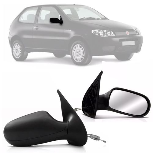 RETROVISOR PALIO SIENA STRADA 2004 A 2008 2 PORTAS LADO DIREITO REGULADOR MANUAL RETROVEX