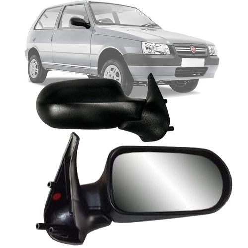 RETROVISOR UNO FLEX 2004 A 2008 2 PORTAS LADO ESQUERDO SEM REGULADOR RETROVEX