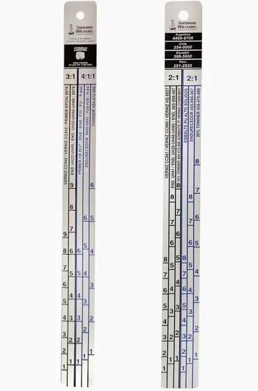 RÉGUA PARA CATALISE DE TINTAS LINHA ALTO SOLIDOS