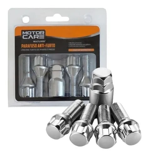 Parafuso anti-furto para rodas 12x1,25mm Multilaser AU731