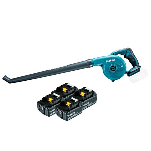 Soprador de Folhas 18V Com 4 Baterias Lition 18V 5.0 Ah - Makita  DUB183Z-4BAT