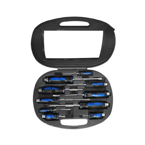 JOGO DE CHAVES DE FENDA 10PCS CRV - RIOSULTOOLS