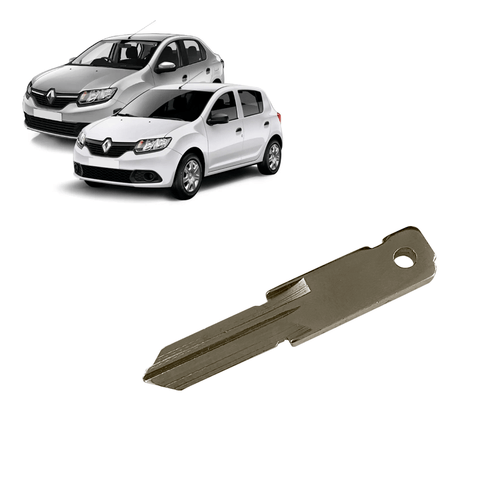 Chave Plena Blank Sem Segredo Logan Sandero para Adaptação