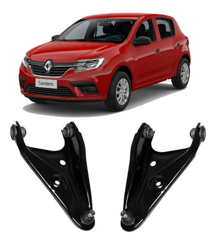 2 Bandeja Leque Dianteiro Renault Sandero 2012 2013 2014 15