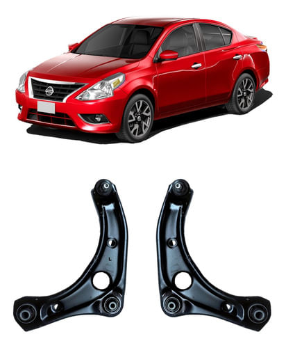 2 Bandeja Balança Dianteira Nissan Versa 2015 2016 2017 2018