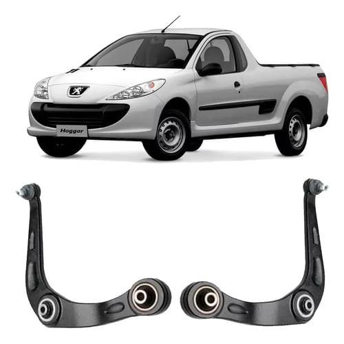 2 Bandeja Leque Dianteiro Peugeot Hoggar 2011 2012 2013 2014
