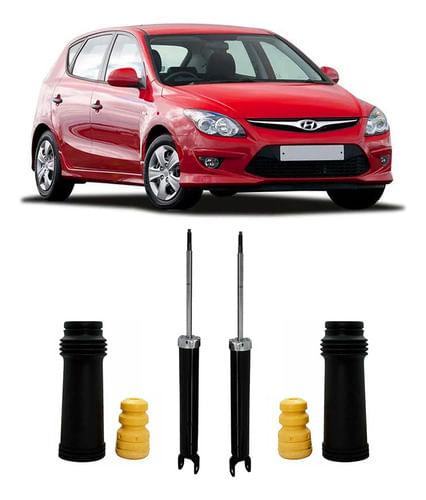 2 Amortecedor + Kit Suspensão Traseira I30 2011 2012 2013