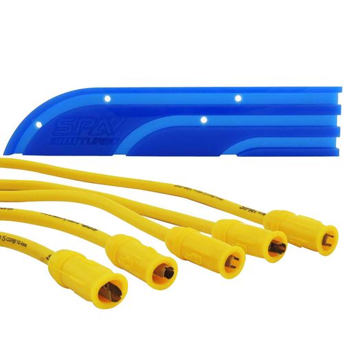 Organizador de cabos de vela (régua acrílica) + Cabo de vela de silicone 10.4mm SPA para VW AP SEM pino