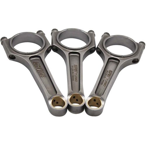Biela Forjada Super A-Beam 140mm 350cv para VW UP / Polo / Virtus / T-Cross 1.0 TSI - Jogo com 3 unidades