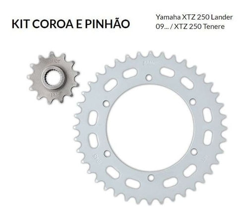 Kit Coroa Pinhao Xtz250 Lander 09