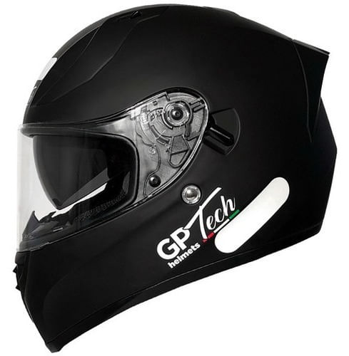 Capacete Gp Tech V128 Monocolor Com Oculos Interno Sv