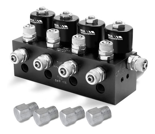 Bloco De Valvulas 8mm Para Suspensão Ar + Brinde