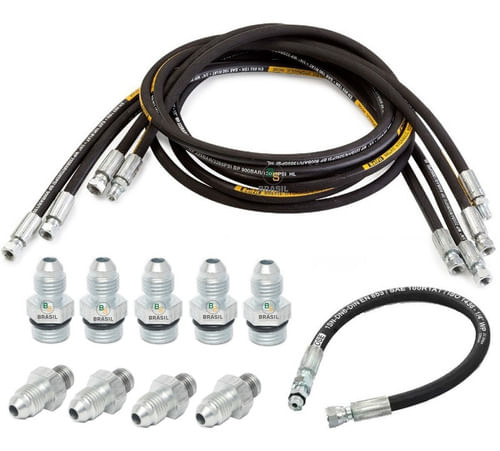 Kit Mangueira Prensada Suspensão Ar Alta  Vectra Novo 2006