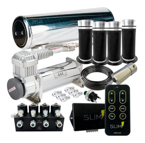 Kit Suspensão A Ar Black 8mm Stage 2 - Jetta Mk5