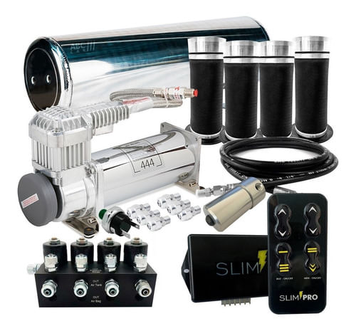Kit Suspensão A Ar Super Black 8mm Stage 3 - Gol G5