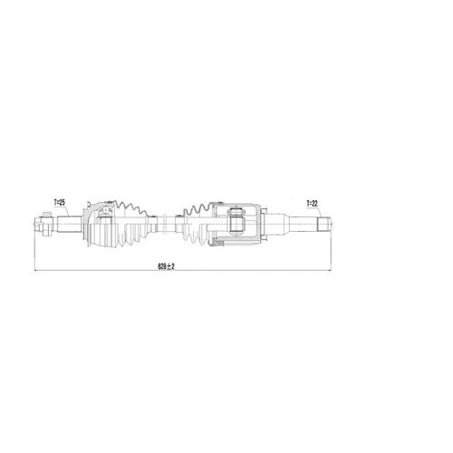 Homocinetica Completa Gm Cobalt 1.8 8v 2013/2016