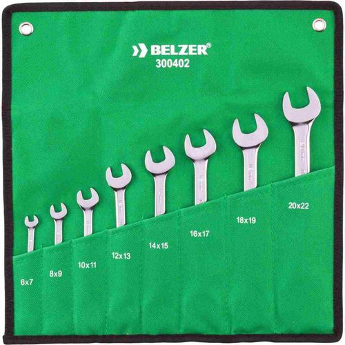 Jogo de Chaves Fixa 6 x 22 mm 8 Peças Belzer 300402B