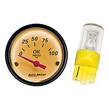 Lâmpada LED para instrumentos AutoMeter 52mm / 66mm - Ambar - AUTO METER