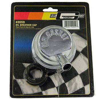 Respiro Tampa Válvula 'Plug' - Cromado - MR. GASKET