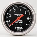 Manômetro Pressão Combustível 0-7 Kg Mecânico. 2 5/8 - Sport Comp - AUTO METER