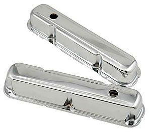 Tampa de Válvulas em Aço - Cromada - Mopar V8 Small Block  - MR. GASKET