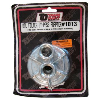 Saída Bloco Ford/Mopar para Filtro ou Radiador de Óleo Remoto - TRANS DAPT