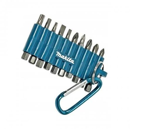 Jogo de Bits 50MM com Mosquetão 10 Peças D-65028 - Makita