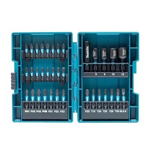 Jogo de Bits e Brocas 35 Peças Impacto Black - Makita B-66880