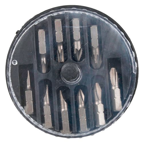 Jogo de Pontas Bits para Parafusar Com 10 Peças D-15702 - Makita