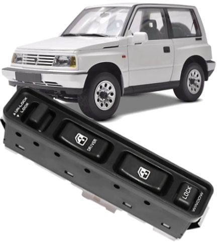 Comando Botao Vidro Eletrico Vitara 1.6 Jlx de 1991 À 1994 - 37990-60a00