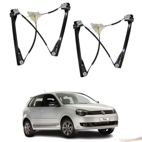 Máquina Do Vidro Elétrico Diant Dir Polo 02 A 14 4pts