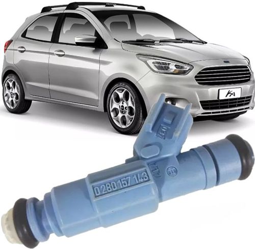 Bico Injetor Ford Ka 1.0 12V 3 Cilindros de 2015 À 2021 - 0280157143 - Semi Novo