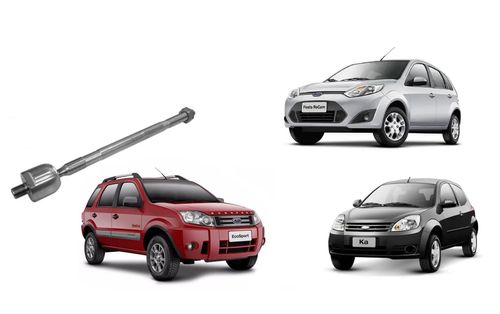Terminal Axial de Direção Ford EcoSport 4X2  2003 a 2012 Fiesta 2002 a 2014 Fusion 2006 a 2014 Ka 2008 a 2013