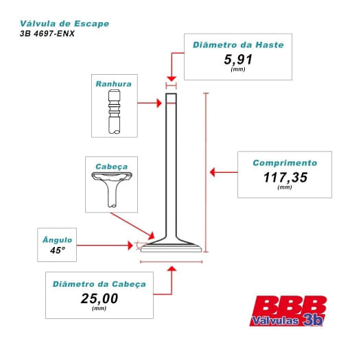 VALVULA ESCAPE - FIAT TORO 2.4 16V | JEEP RENEGADE 1.8 16V FLEX