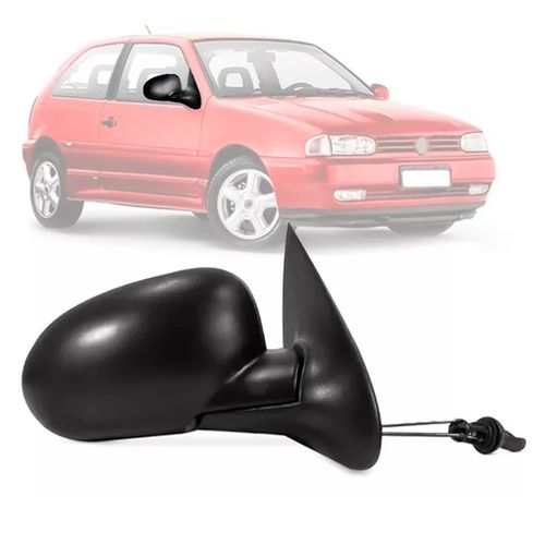 RETROVISOR DIREITO EXTERNO VW GOL 1995/1999 COM CONTOLE