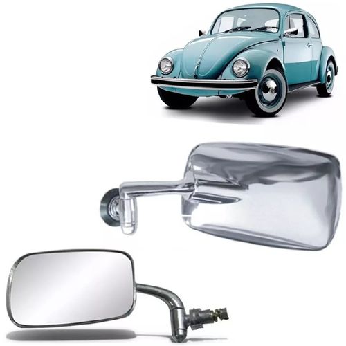 RETOVISOR ESQUERDO EXTERNO VW FUSCA INOX CROMADO