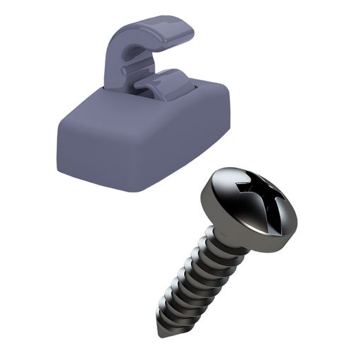 KIT FIXACAO DO SUPORTE QUEBRA SOL VW (GRAFITE)